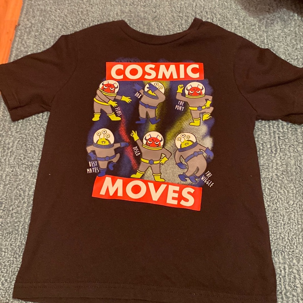 Boys Classic Tee With Alien Astronauts